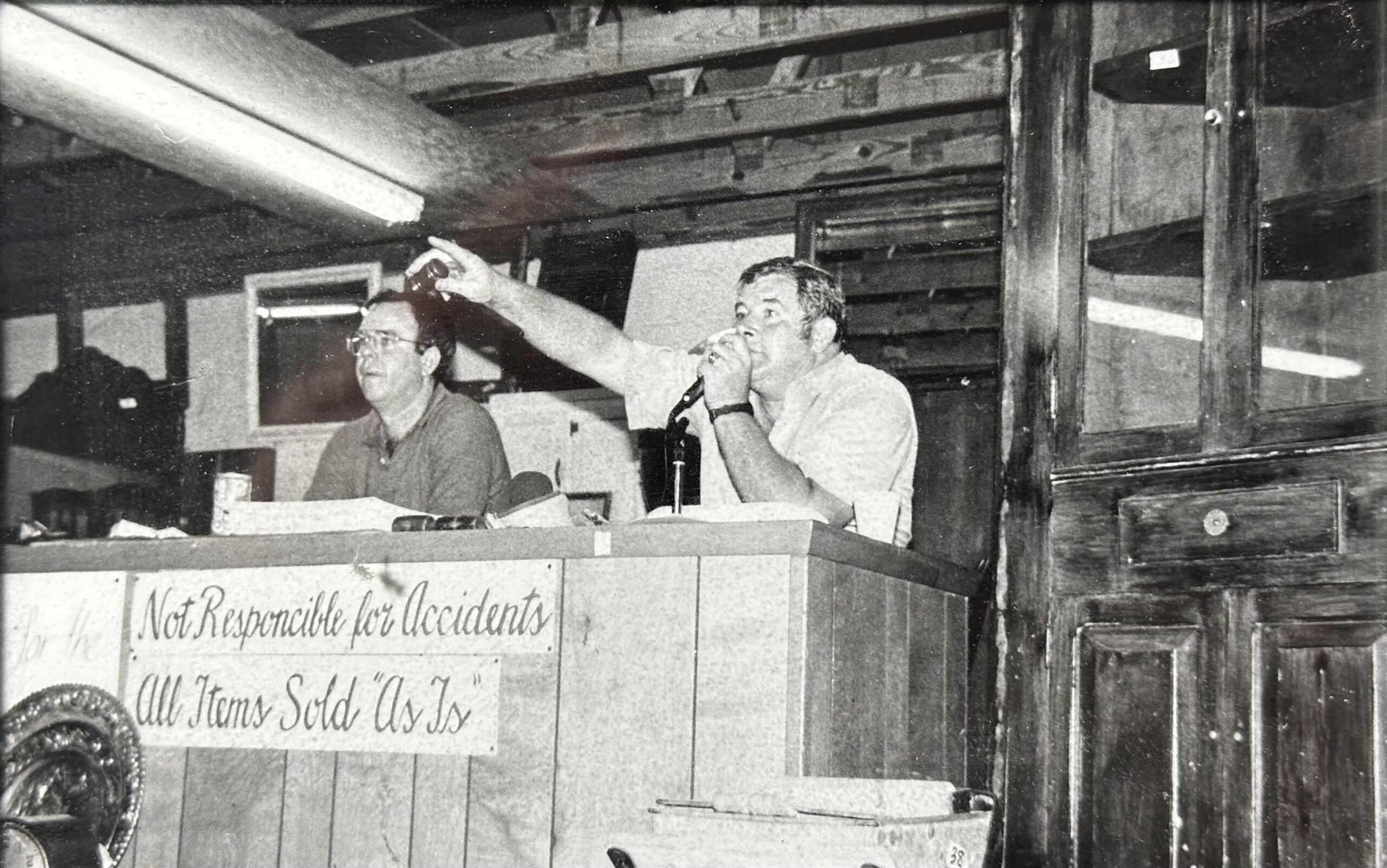 Bill Tillett at the Auction Barn